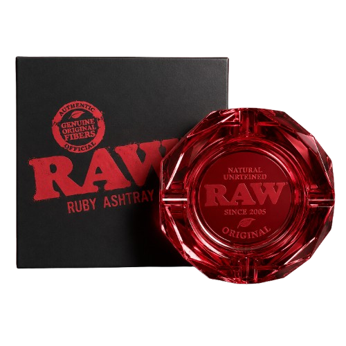 POSACENERE RAW ROSSO IN CRISTALLO