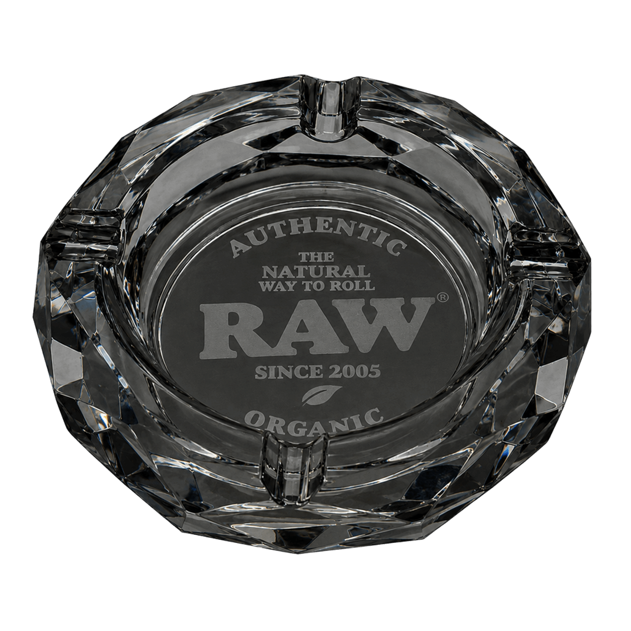 POSACENERE RAW NERO IN CRISTALLO
