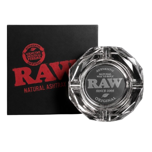 POSACENERE RAW NERO IN CRISTALLO