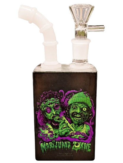 JUICE BONG IN VETRO ZOMBIE