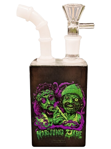 JUICE BONG IN VETRO ZOMBIE