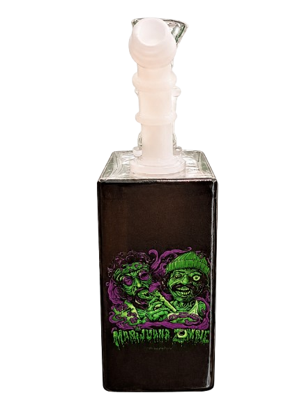 JUICE BONG IN VETRO ZOMBIE