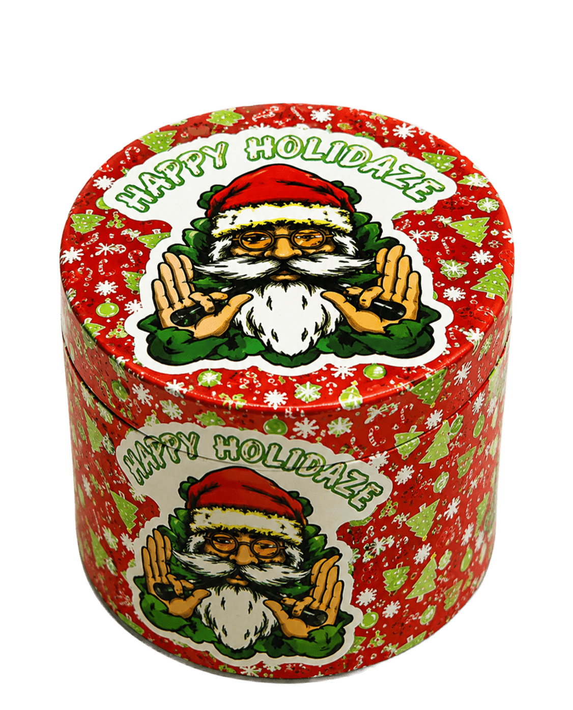 GRINDER IN METALLO 4 PARTI BABBO NATALE