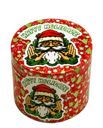 GRINDER IN METALLO 4 PARTI BABBO NATALE