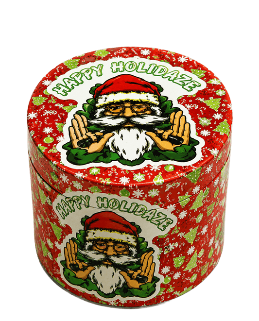 GRINDER IN METALLO 4 PARTI BABBO NATALE