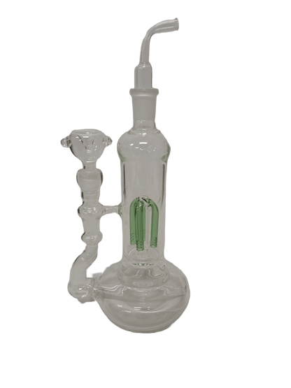 BONG HORSESHOE GREEN IN VETRO