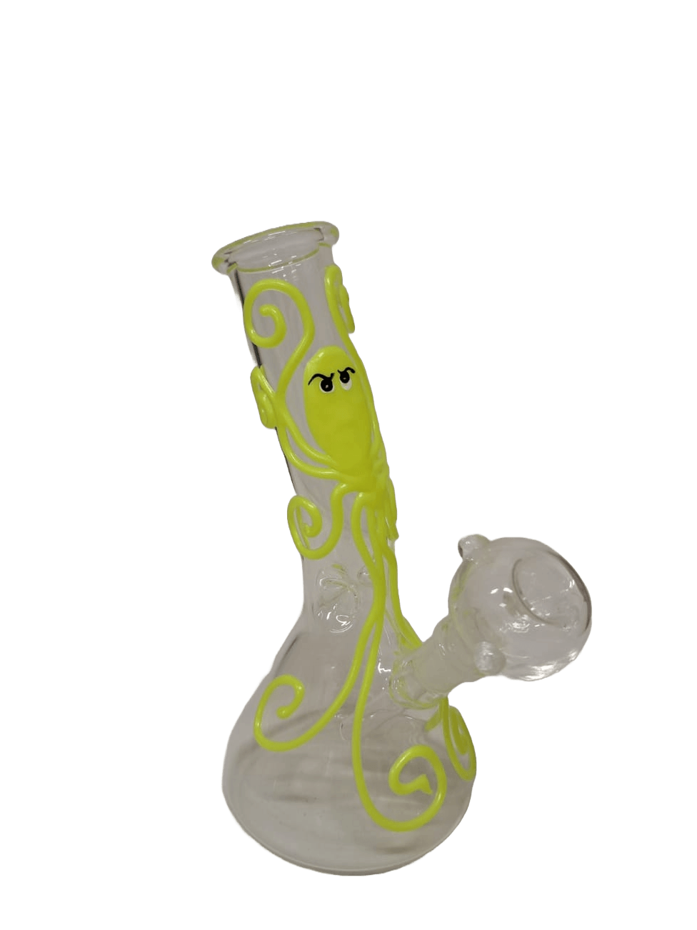 OCTOPUS YELLOW BONG IN VETRO