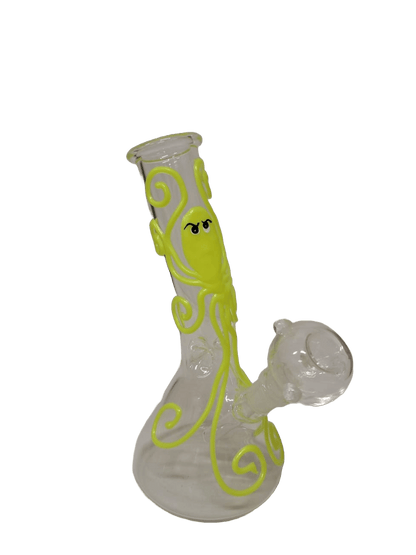 OCTOPUS YELLOW BONG IN VETRO