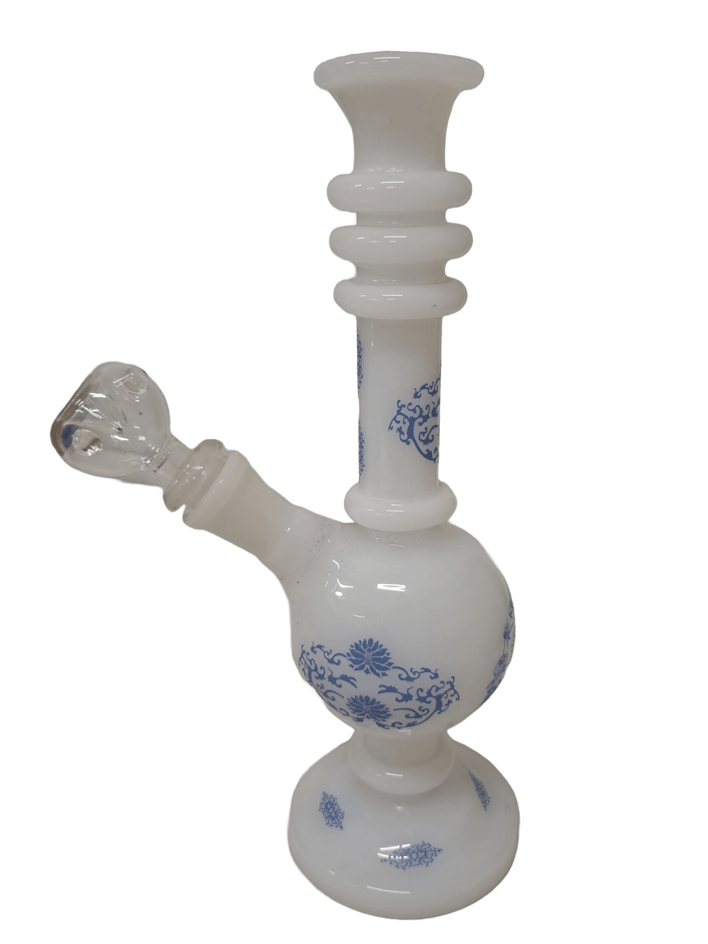 BONG WITH BLUE DESIGNS IN VETRO