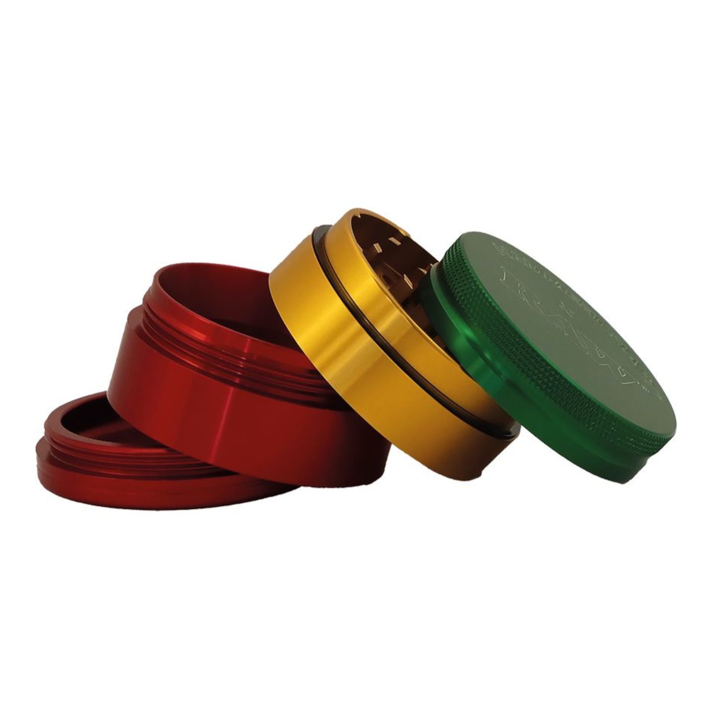 GRINDER RAW HAMMER CRAFT MEDIUM RASTA 4 PARTI 55 mm. IN ALLUMINIO