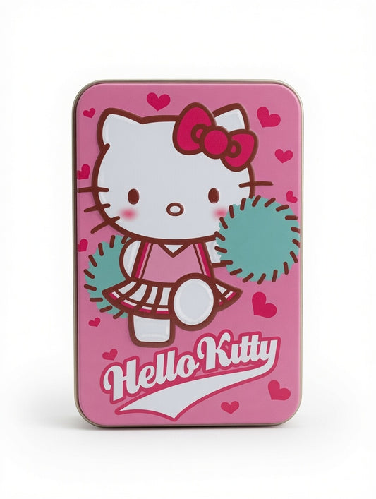 SCATOLA DI METALLO HELLO KITTY "CHEERLEADER"