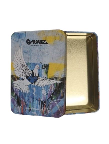 SCATOLA METALLICA BANKSY "BULLETPROOF DOVE"