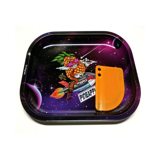 MISTIERA PICCOLA PINEAPPLE EXPRESS SPACE CON GRINDER CARD MAGNETICA