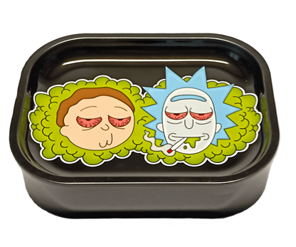 MISTIERA ROLLING TRAY PICCOLA RICK & MORTY GREEN SMOKE CON BOX