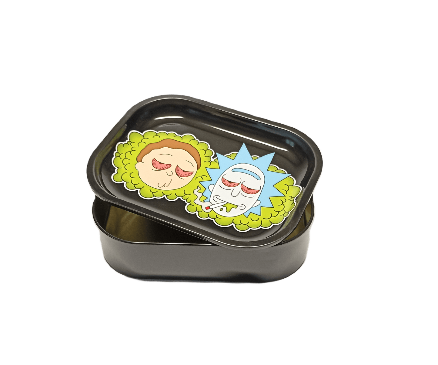 MISTIERA ROLLING TRAY PICCOLA RICK & MORTY GREEN SMOKE CON BOX