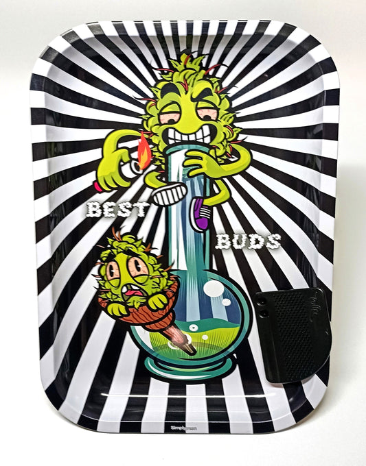 MISTIERA MEDIA BEST BUDS BONG CON GRINDER CARD MAGNETICA