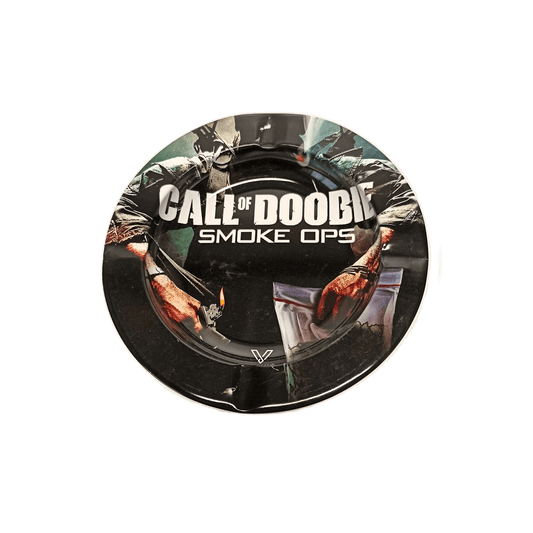 POSACENERE ROTONDO CALL OF DOOBIE SMOKE OPS IN METALLO