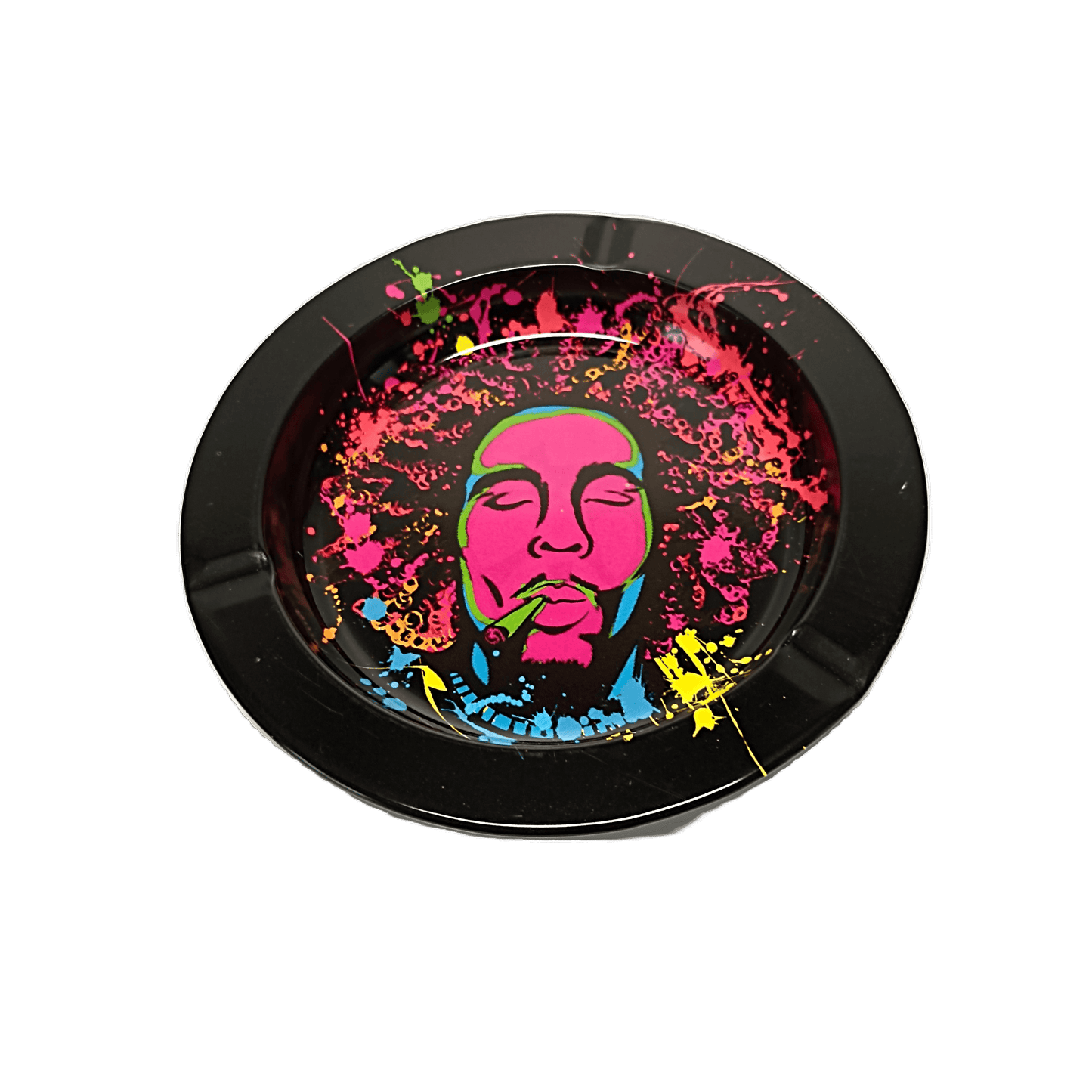 POSACENERE ROTONDO BOB MARLEY IN METALLO