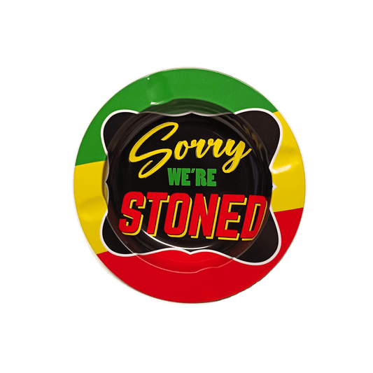 POSACENERE ROTONDO SORRY WE'RE STONED IN METALLO