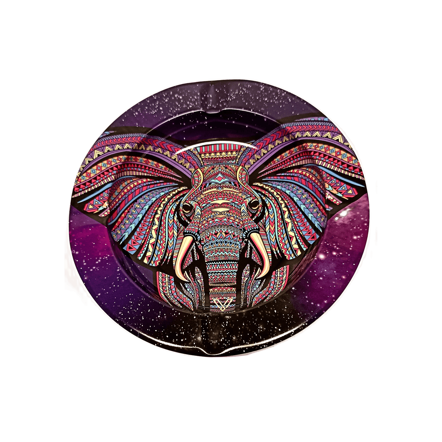 POSACENERE ROTONDO COLORFUL ELEPHANT IN METALLO