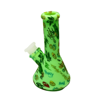 PIPA RICK & MORTY GREEN IN SILICONE