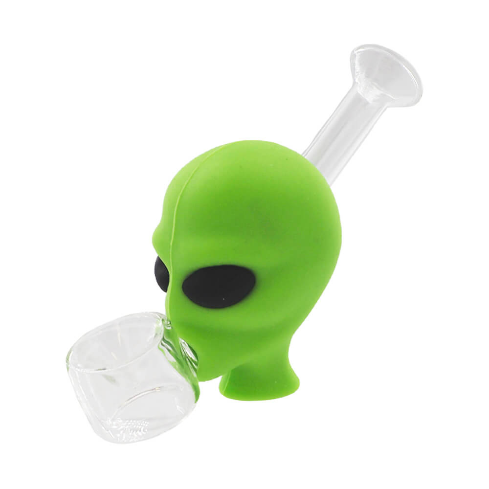 PIPA ALIEN IN VETRO E SILICONE