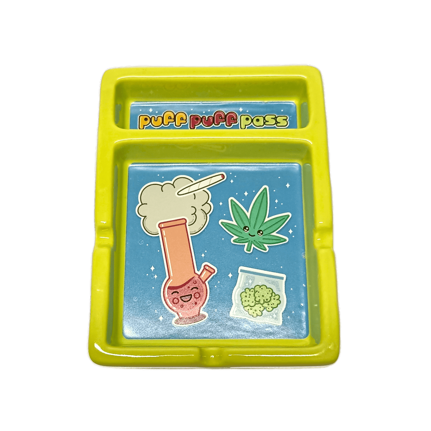 POSACENERE RETTANGOLARE PUFF PUFF PASS IN CERAMICA