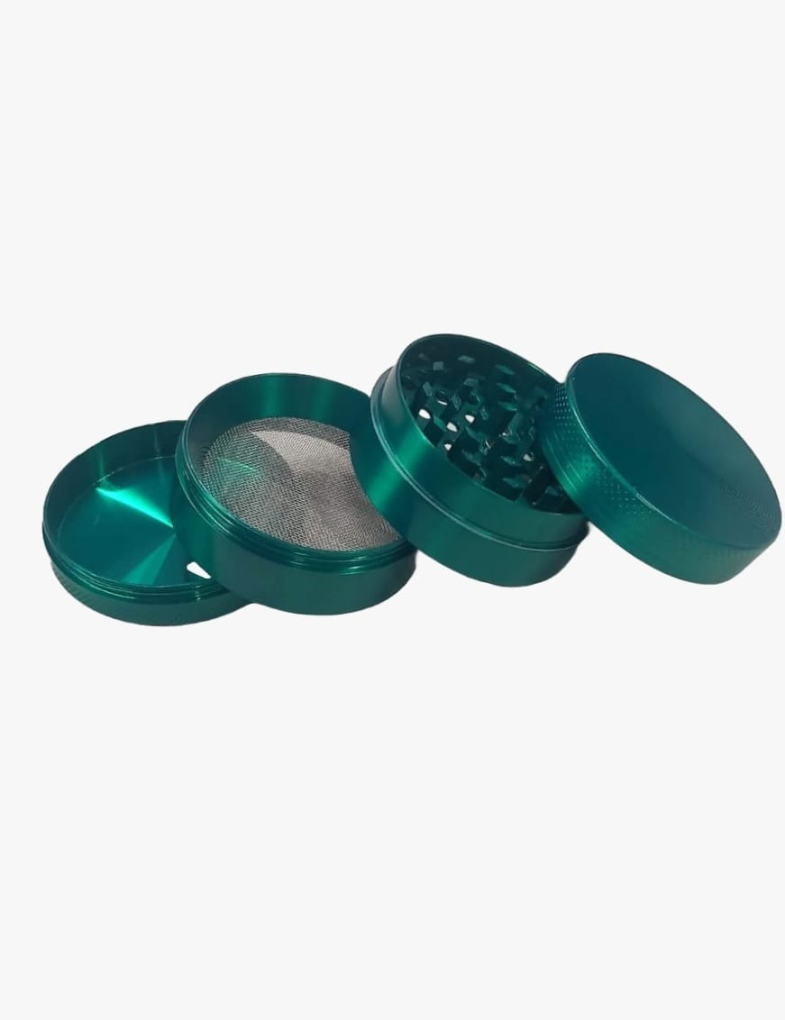 GRINDER 4 PARTI VERDE IN METALLO