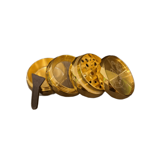 GRINDER 4 PARTI TEDDY BEAR ORO IN METALLO