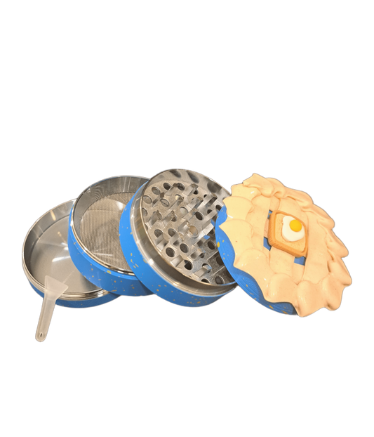 GRINDER 4 PARTI CAKE BLU IN METALLO