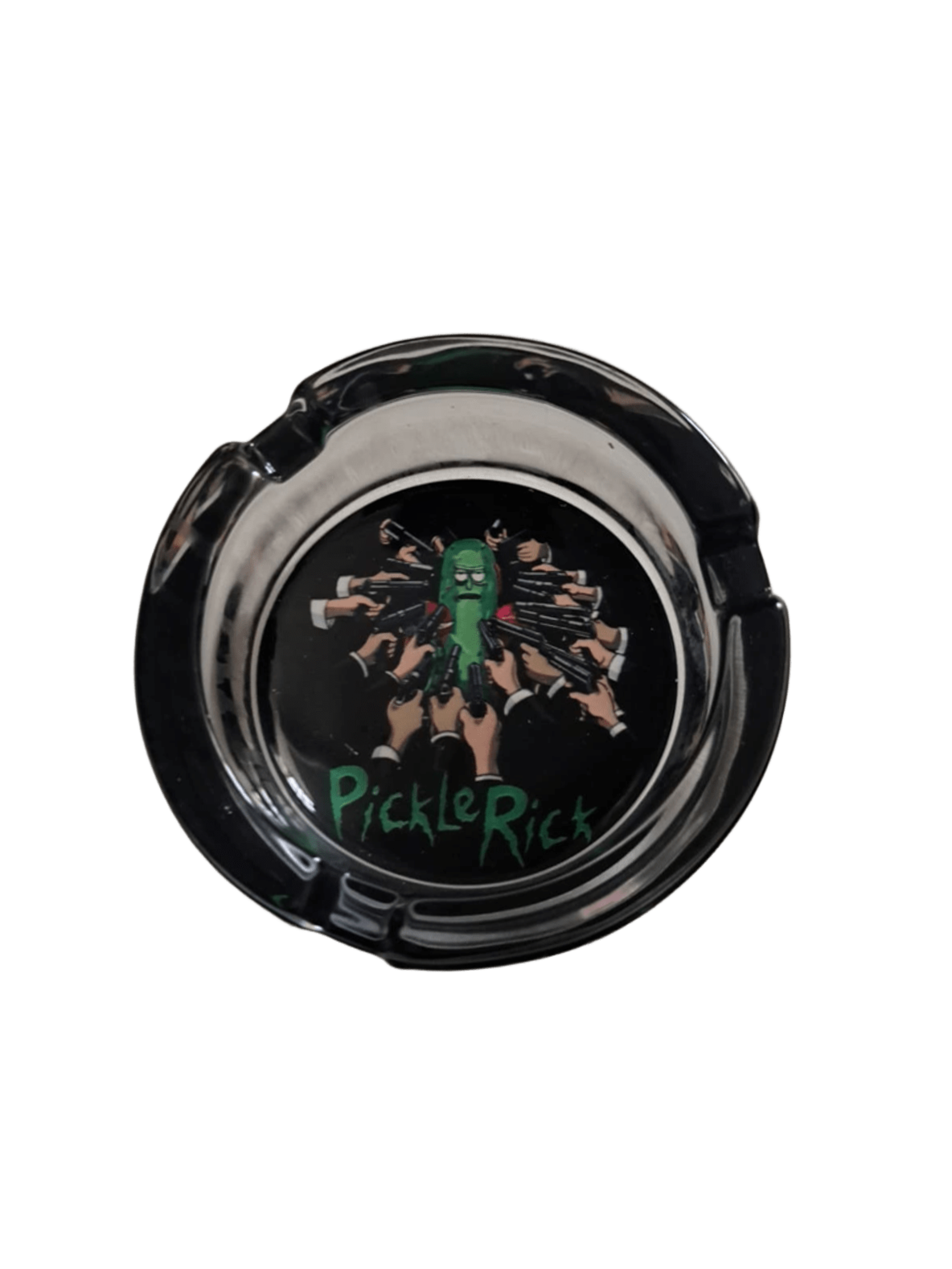 POSACENERE ROTONDO PICKLERICK IN VETRO