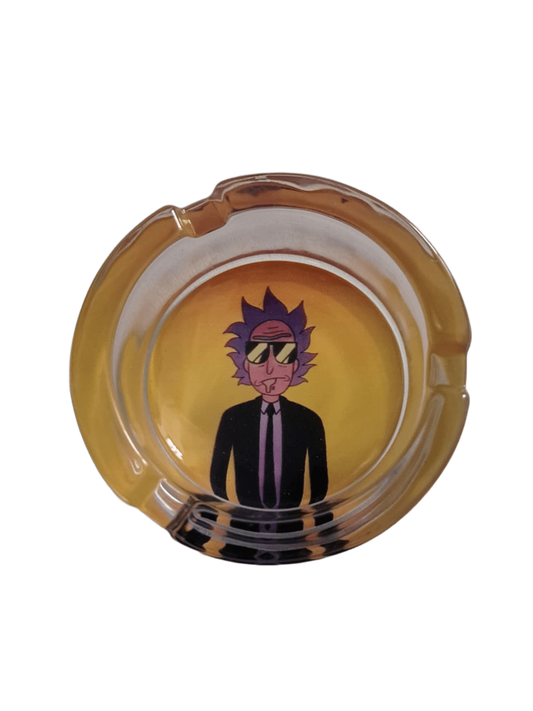 POSACENERE ROTONDO RICK SECURITY IN VETRO