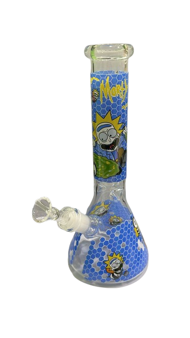 BONG RICK E MORTY IN VETRO A NIDO D'APE