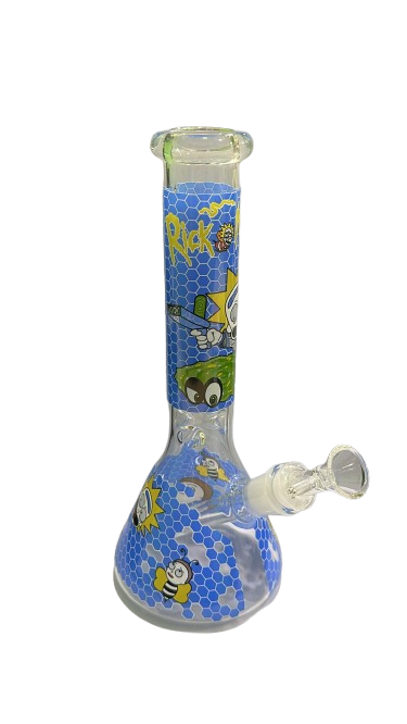 BONG RICK E MORTY IN VETRO A NIDO D'APE