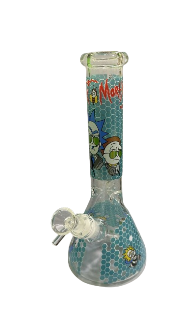 BONG RICK E MORTY IN VETRO A NIDO D'APE