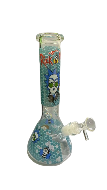 BONG RICK E MORTY IN VETRO A NIDO D'APE