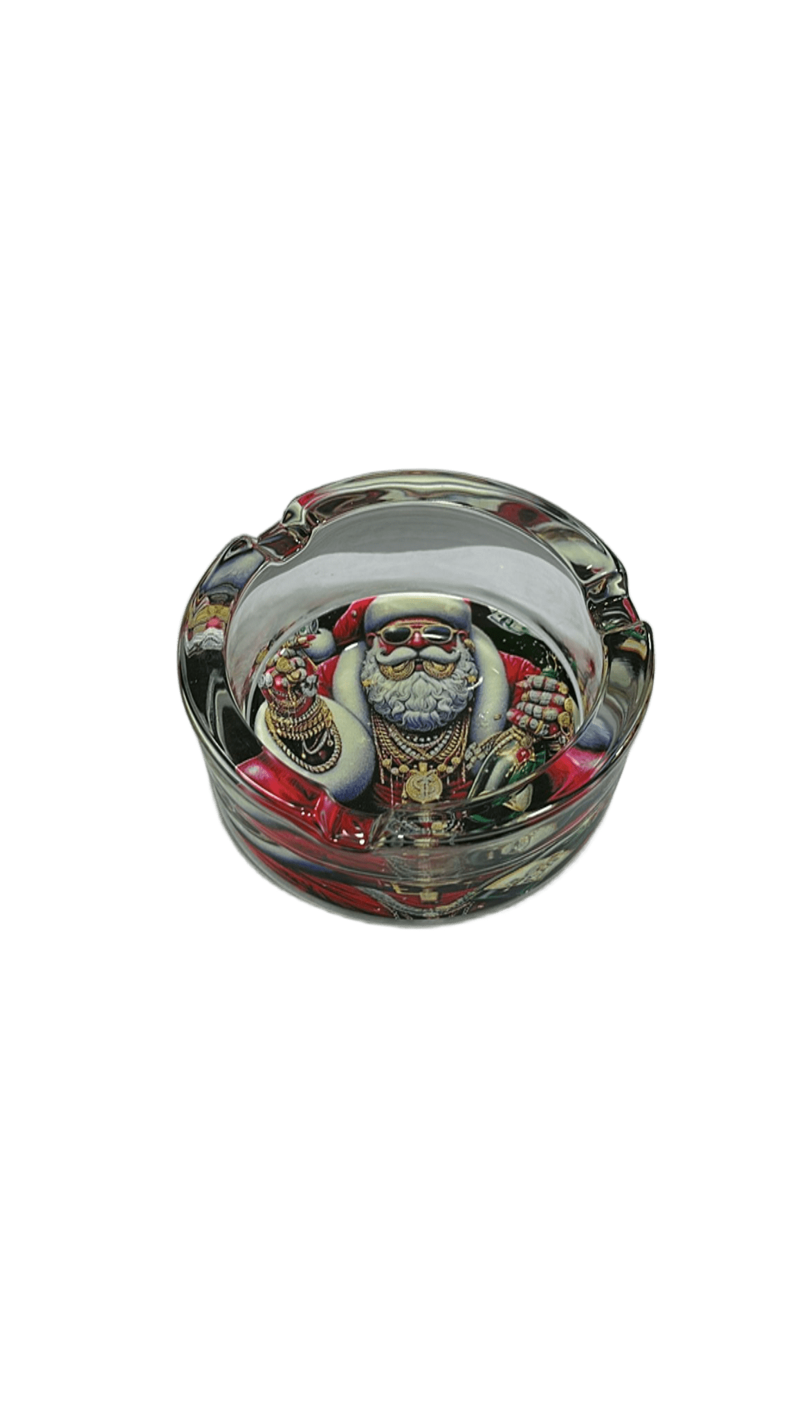 POSACENERE DI NATALE IN VETRO