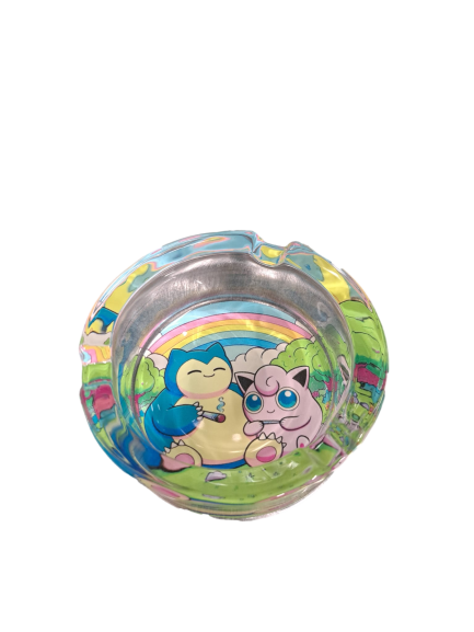 POSACENERE ROTONDO IN VETRO POKEMON