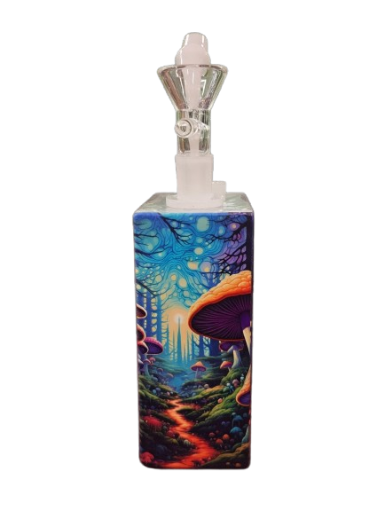 JUICE BONG IN VETRO FUNGHI