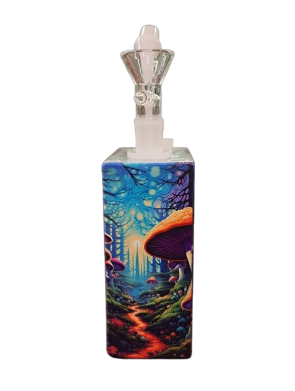 JUICE BONG IN VETRO FUNGHI
